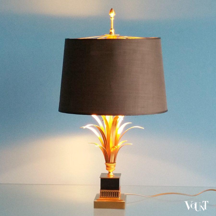 Ananas lamp / pineapple leaf lamp, S.A. Boulanger, jaren '70