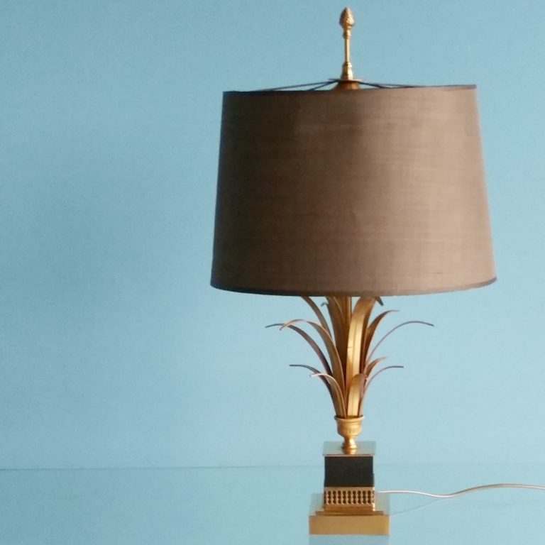 Ananas lamp / pineapple leaf lamp, S.A. Boulanger, jaren '70