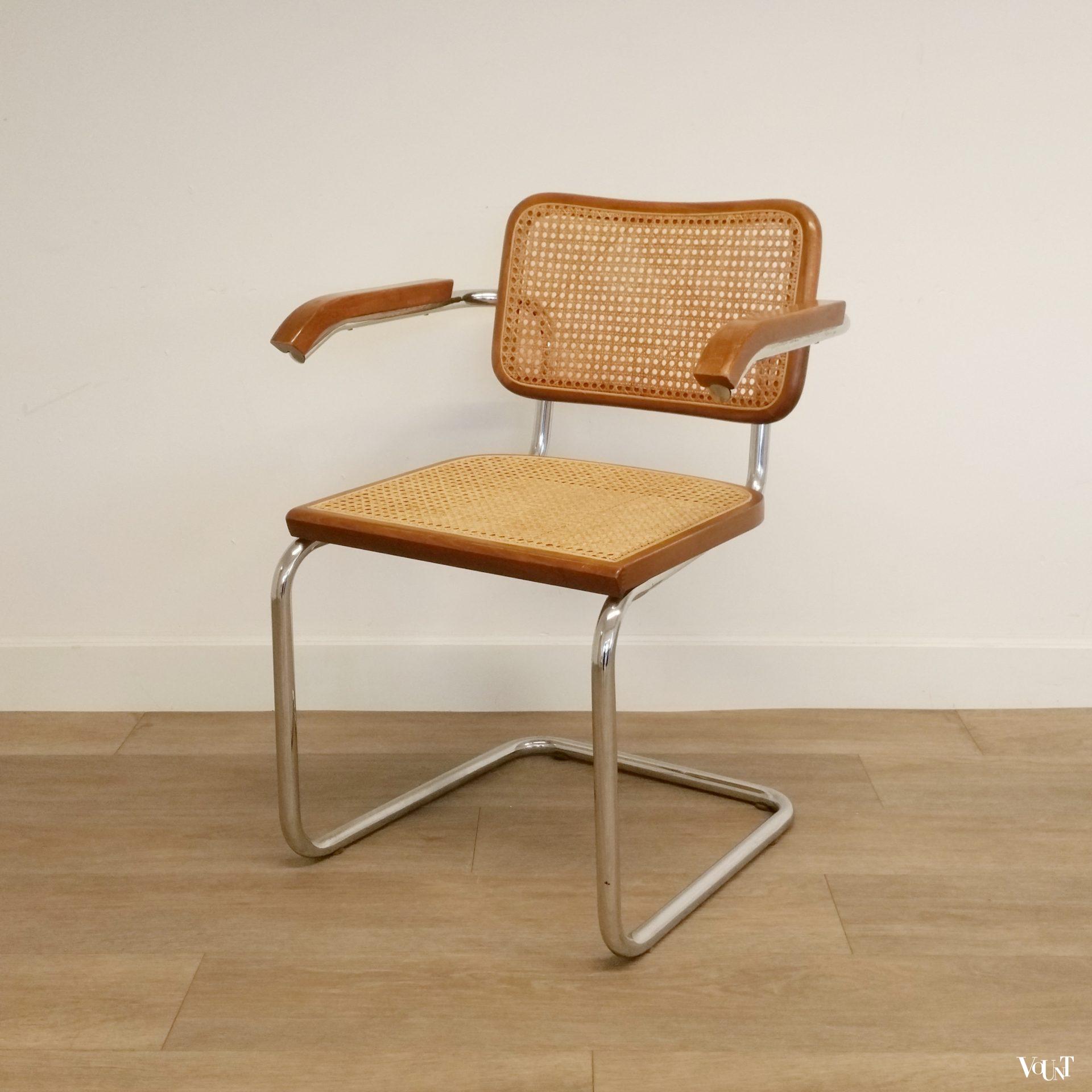 noedels architect vervorming Vintage "Cesca" stoel, Marcel Breuer, jaren '70