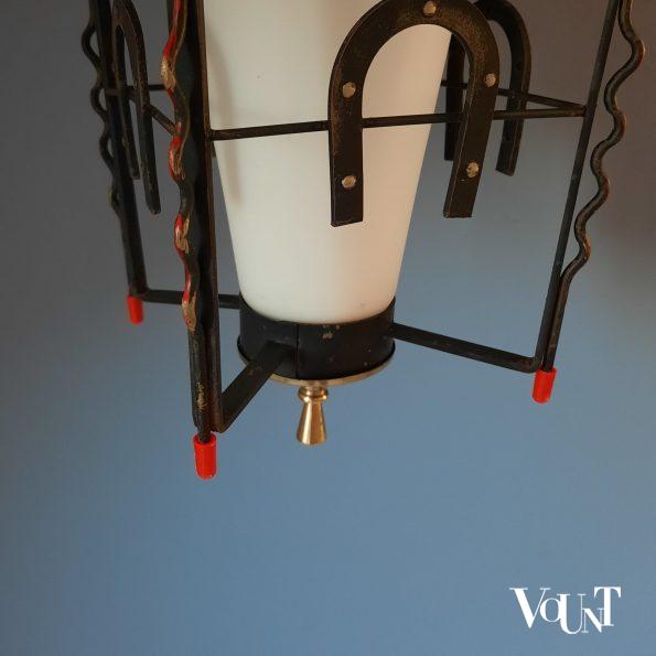 Franse hallamp / lantaarnlamp, jaren '50