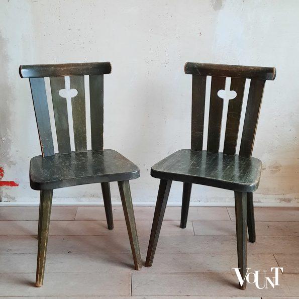 Set van 2 grenen stoelen, Göran Malmvall voor Karl Andersson & Söner , jaren '60/'70