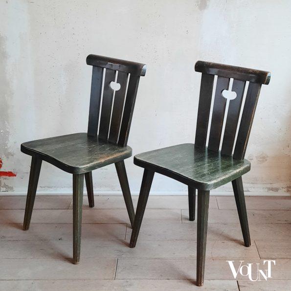 Set van 2 grenen stoelen, Göran Malmvall voor Karl Andersson & Söner , jaren '60/'70